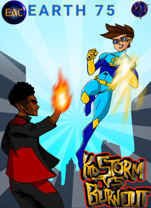 EARTH 75 adventures:kid storm vs burnout 